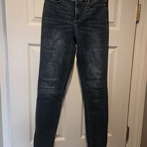 White House Black Market Midnight Blue Skinny Jeans